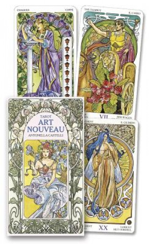 Nyomtatványok Tarot Art Nouveau Deck Lo Scarabeo