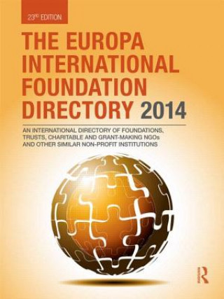 Kniha Europa International Foundation Directory 2014 Europa Publications