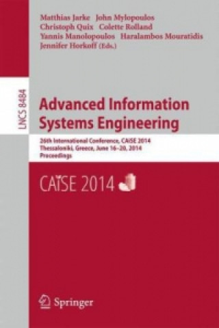 Kniha Advanced Information Systems Engineering Jennifer Horkoff