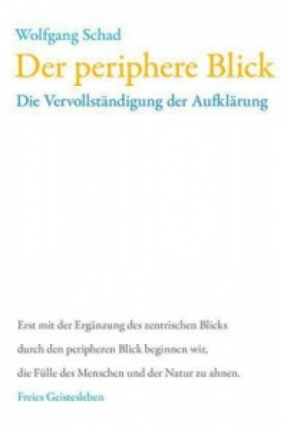 Buch Der periphere Blick Wolfgang Schad
