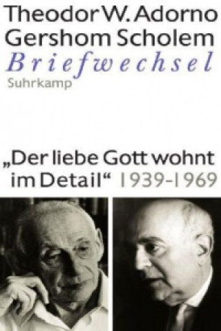 Book "Der liebe Gott wohnt im Detail" Briefwechsel 1939-1969 Theodor W. Adorno