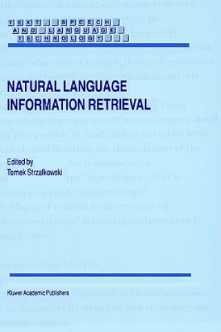 Kniha Natural Language Information Retrieval Tomek Strzalkowski