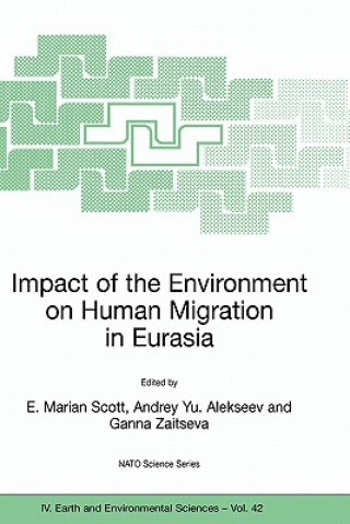 Carte Impact of the Environment on Human Migration in Eurasia E. M. Scott