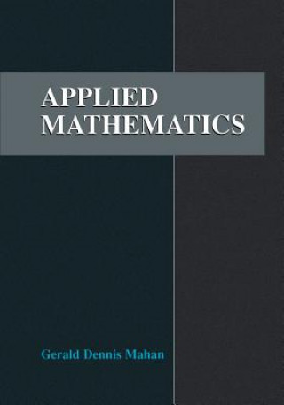 Carte Applied Mathematics Gerald D. Mahan