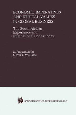 Livre Economic Imperatives and Ethical Values in Global Business S. Prakash Sethi