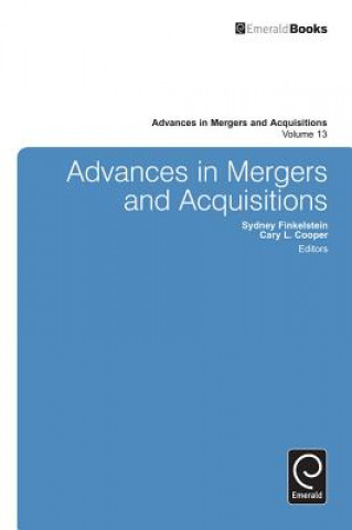 Książka Advances in Mergers and Acquisitions Cary L Cooper