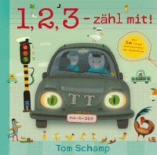 Kniha 1, 2, 3 - zähl mit! Tom Schamp