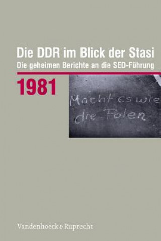 Libro Die DDR im Blick der Stasi 1981, m. CD-ROM Matthias Braun