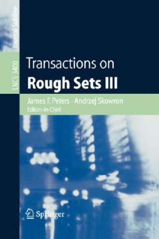 Buch Transactions on Rough Sets III. Vol.3 James F. Peters