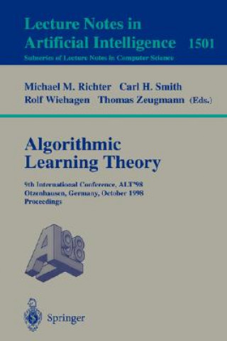 Kniha Algorithmic Learning Theory Michael M. Richter