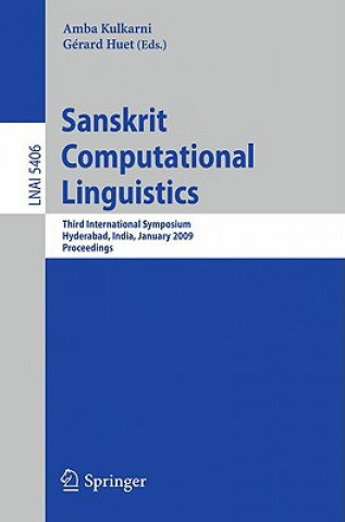 Kniha Sanskrit Computational Linguistics Amba Kulkarni