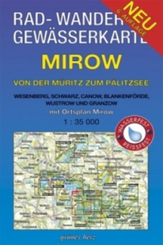 Materiale tipărite Rad-, Wander- & Gewässerkarte Mirow 