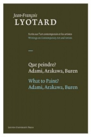 Książka Que peindre?/What to Paint? Jean-Francois Lyotard