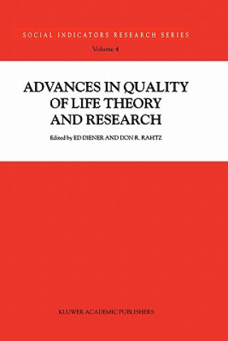 Carte Advances in Quality of Life Theory and Research Ed Diener