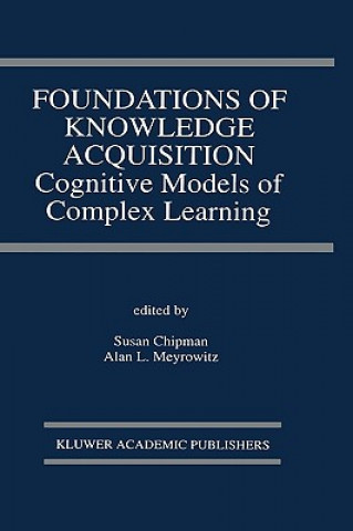 Buch Foundations of Knowledge Acquisition Susan Chipman