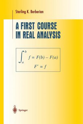 Книга A First Course in Real Analysis Sterling K. Berberian