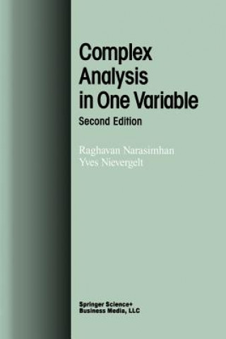 Kniha Complex Analysis in One Variable Raghavan Narasimhan