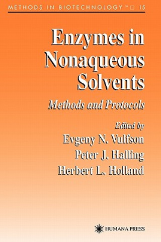 Kniha Enzymes in Nonaqueous Solvents Evgeny N. Vulfson