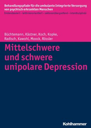 Kniha Mittelschwere und schwere unipolare Depression Dorothea Büchtemann