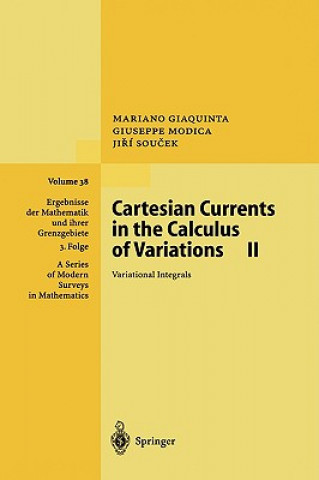 Könyv Cartesian Currents in the Calculus of Variations II Mariano Giaquinta
