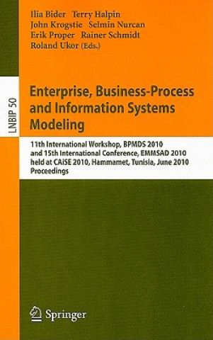 Książka Enterprise, Business-Process and Information Systems Modeling Ilia Bider