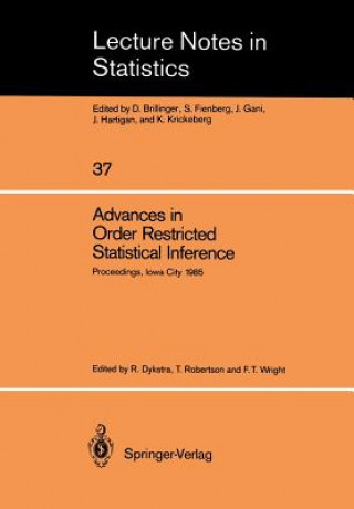 Buch Advances in Order Restricted Statistical Inference Richard Dykstra