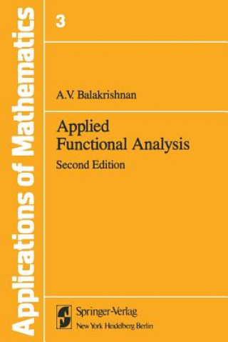 Kniha Applied Functional Analysis Alampallam V. Balakrishnan