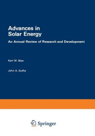 Książka Advances in Solar Energy Karl W. Boer