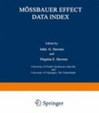 Libro Moessbauer Effect Data Index John G. Stevens