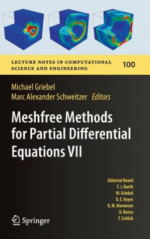 Könyv Meshfree Methods for Partial Differential Equations VII Michael Griebel