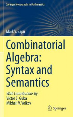 Könyv Combinatorial Algebra: Syntax and Semantics Mark V. Sapir