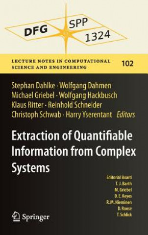 Buch Extraction of Quantifiable Information from Complex Systems Stephan Dahlke