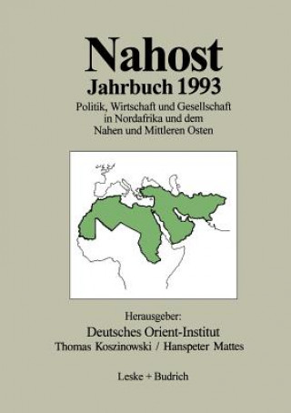 Könyv Nahost Jahrbuch 1993 eutsches Orient-Institut