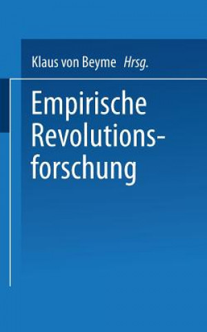 Könyv Empirische Revolutionsforschung Klaus von Beyme