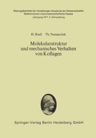 Könyv Molekularstruktur Und Mechanisches Verhalten Von Kollagen Hans Riedl