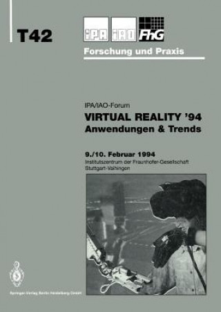 Książka Virtual Reality '94 Hans J. Warnecke