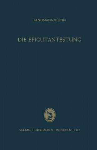 Könyv Epicutantestung Hans-Jürgen Bandmann