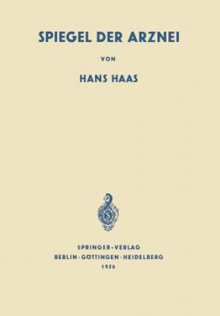 Livre Spiegel Der Arznei Hans Haas