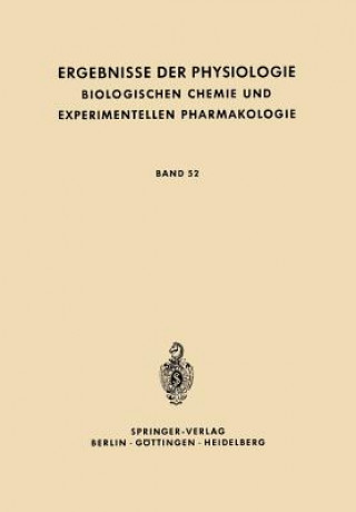 Kniha Ergebnisse Der Physiologie Biologischen Chemie Und Experimentellen Pharmakologie K. Kramer