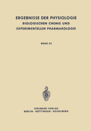 Książka Ergebnisse Der Physiologie, Biologischen Chemie Und Experimentellen Pharmakologie K. Kramer