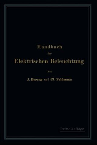 Książka Handbuch Der Elektrischen Beleuchtung Clarence Herzog