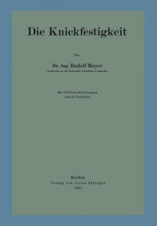 Книга Knickfestigkeit Rudolf Mayer