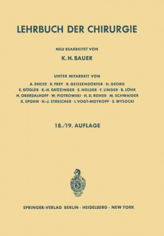 Kniha Lehrbuch Der Chirurgie Carl Garre