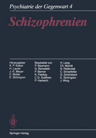 Książka Schizophrenien K.P. Kisker