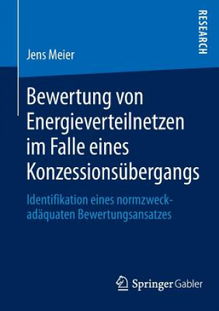 Книга Bewertung Von Energieverteilnetzen Im Falle Eines Konzessionsubergangs Jens Meier