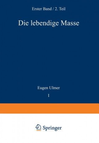 Knjiga Lebendige Masse Wilhelm v. Wassermann