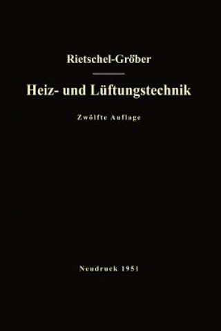 Книга H. Rietschels Lehrbuch der Heiz- und Lüftungstechnik Hermann Rietschel