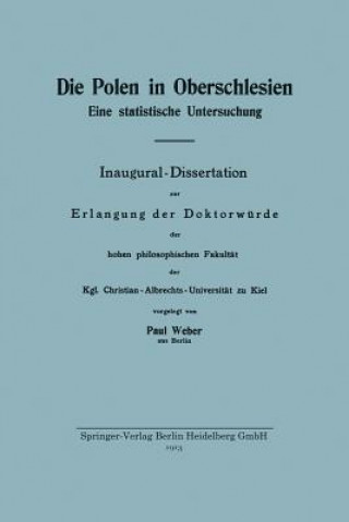 Kniha Polen in Oberschlesien Paul Weber