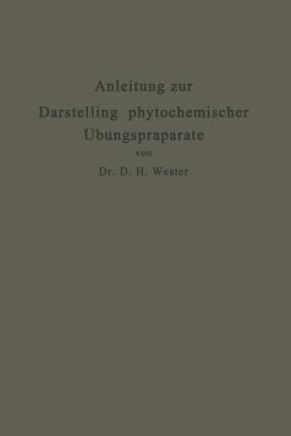 Carte Anleitung Zur Darstellung Phytochemischer UEbungspraparate Dirk Hendrik Wester