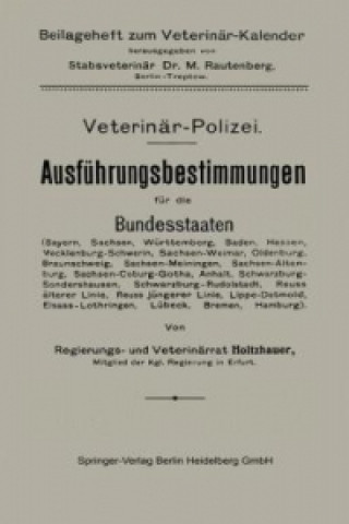 Книга Ausfuhrungsbestimmungen fur die Bundesstaaten Friedrich Holtzhauer